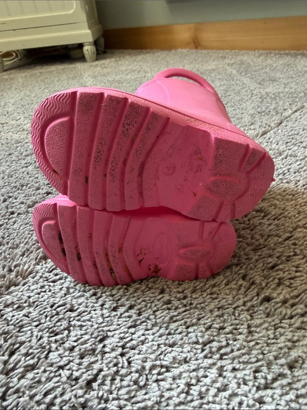 Bear Paw toddler size 4 lightweight rain boots. Pink
